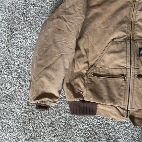 Vintage 90's USA Polar King by key Canvas Jacket detroit carhartt Syle XL REG - Picture 3 of 11